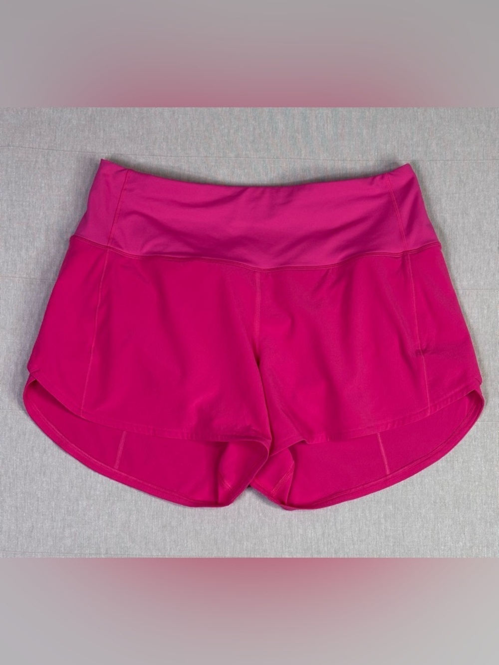 Lululemon Hot Pink Run Shorts Size 6 Lightweight Athletic Activewear